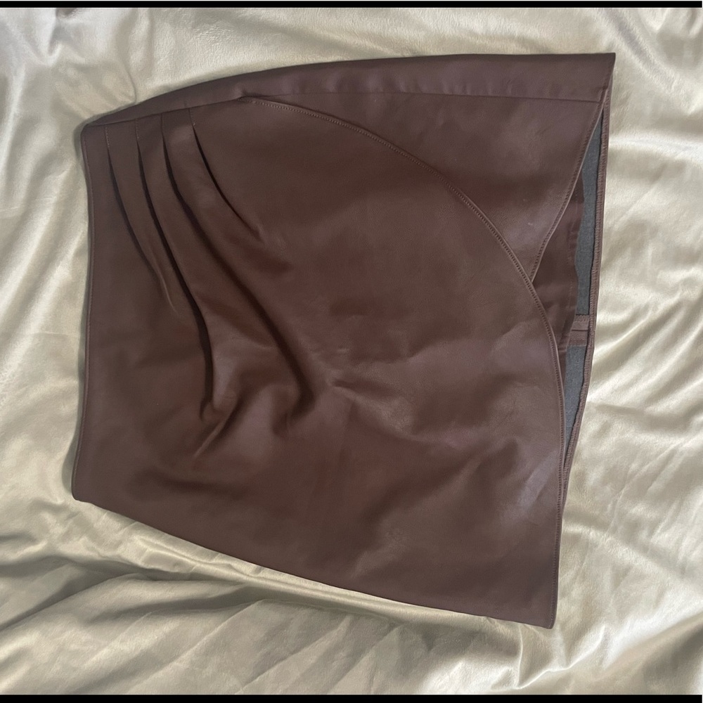 Leather skirt